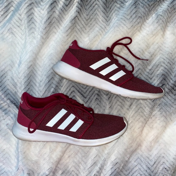 Shoes - Adidas Sneakers Size 7 Burgundy